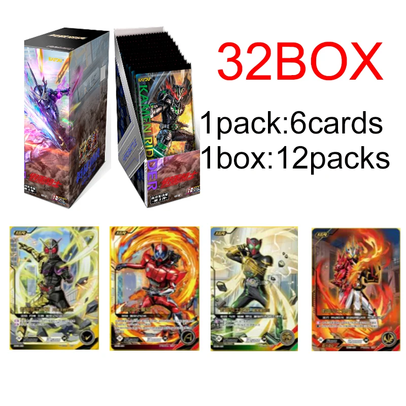 Wholesale KAYOU Kamen Rider Hero Duel Competitive Enhanced Series 3 Booster Box 12 Packs Rare KR CR MR Signature Collection Card