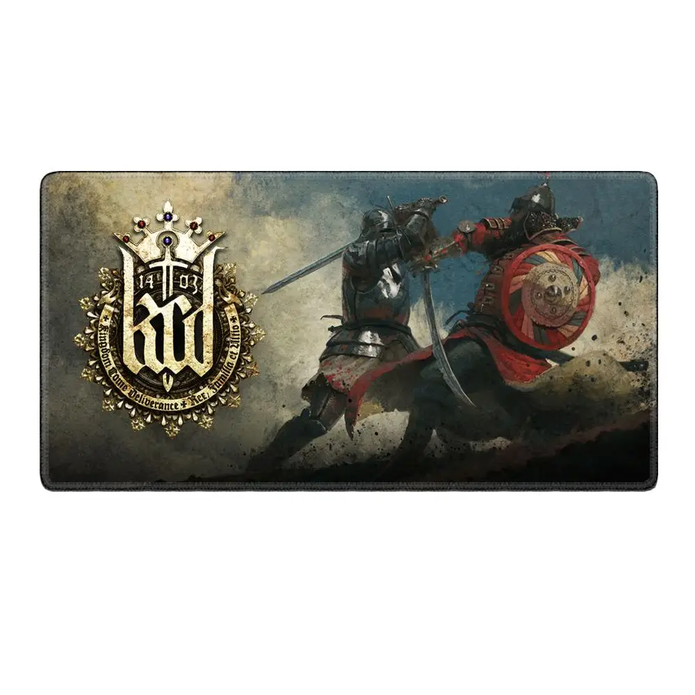 Adventure Open world gioco di ruolo Cool Kingdom Come consegna tappetino per Mouse tappetino per Mouse in gomma antiscivolo escritorio Edge locking mousepads