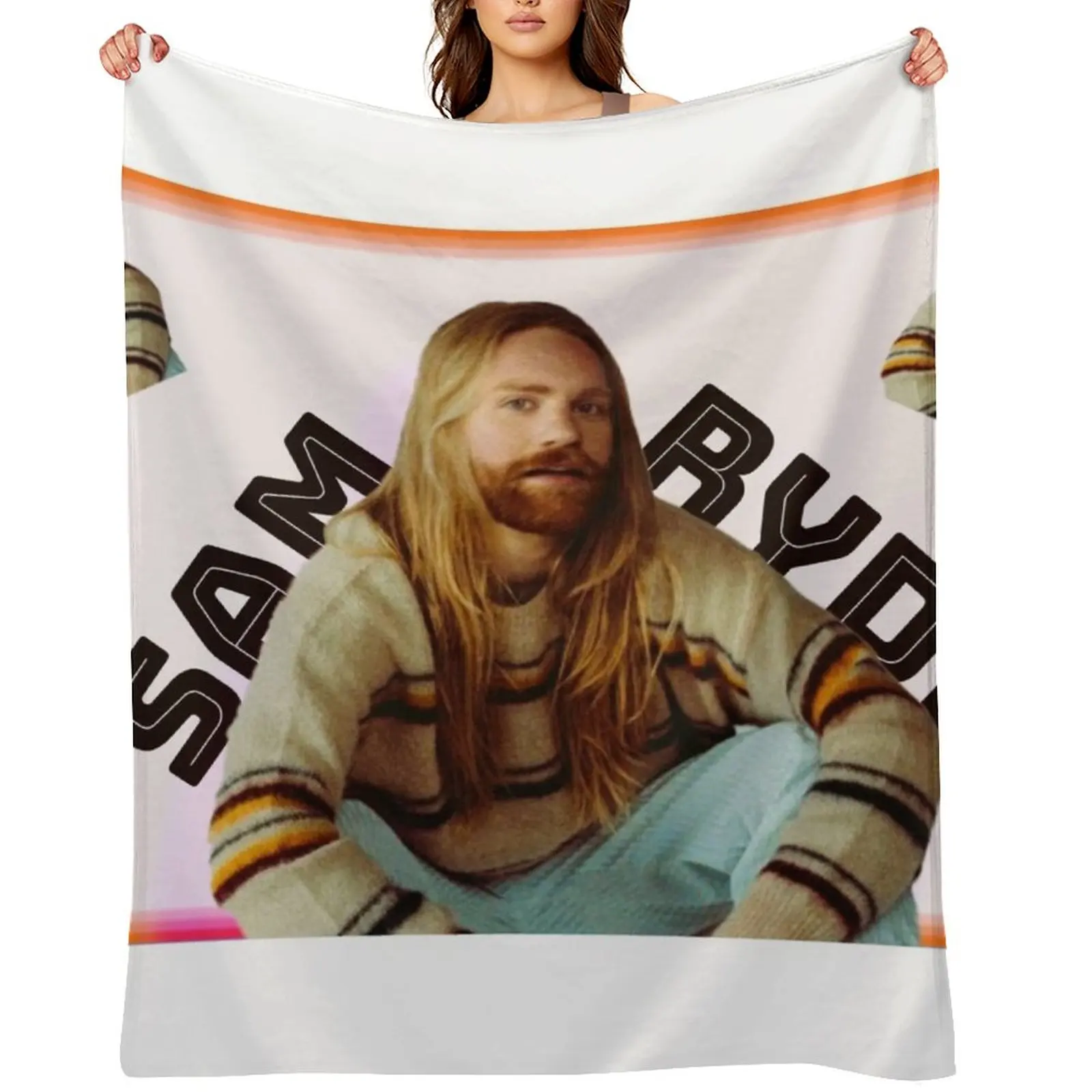 Sam ryder Throw Blanket Plaid Thermal cosplay anime For Decorative Sofa Blankets
