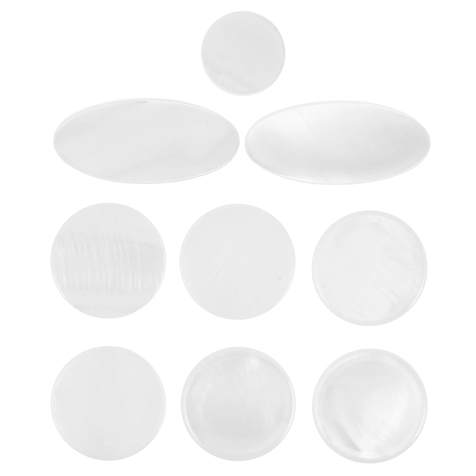 

9 Pcs Saxophone Button Buckle Instrument Equipment Attachments Alto Key Inlays Accessories Parts Shell Buttons