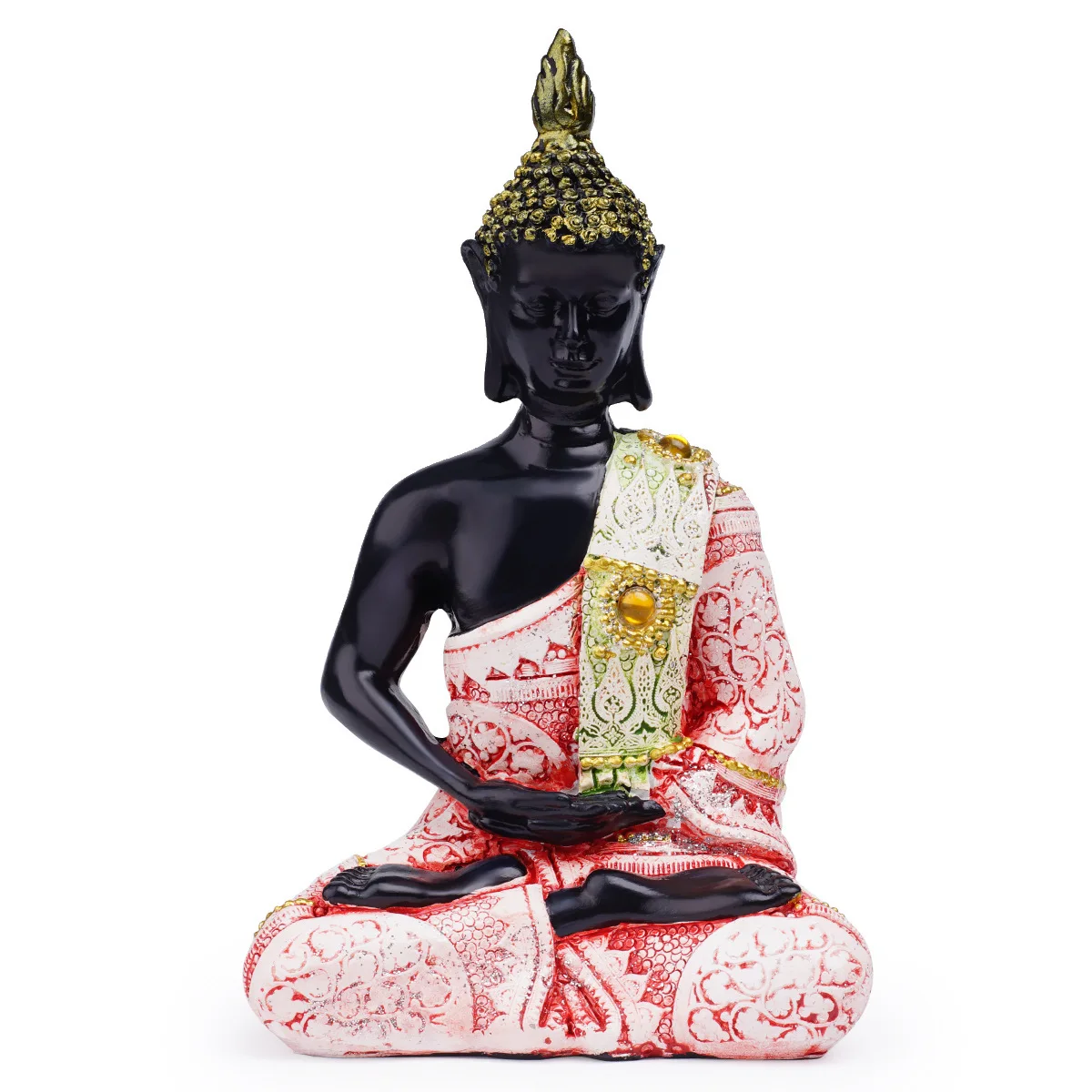 Southeast Asian style Buddha  resin crafts Thai restaurant imitation bronze sleeping Buddha statue sitting Buddha pendulum