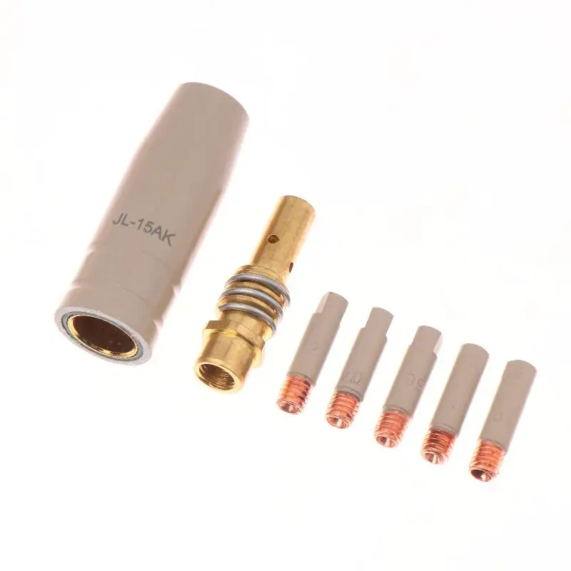 

3PCS/Pack, MB-15Ak Mig New Coating Ceramic Non-stick Welding Slag Conductive Protective Nozzle European Shielded Accessorie