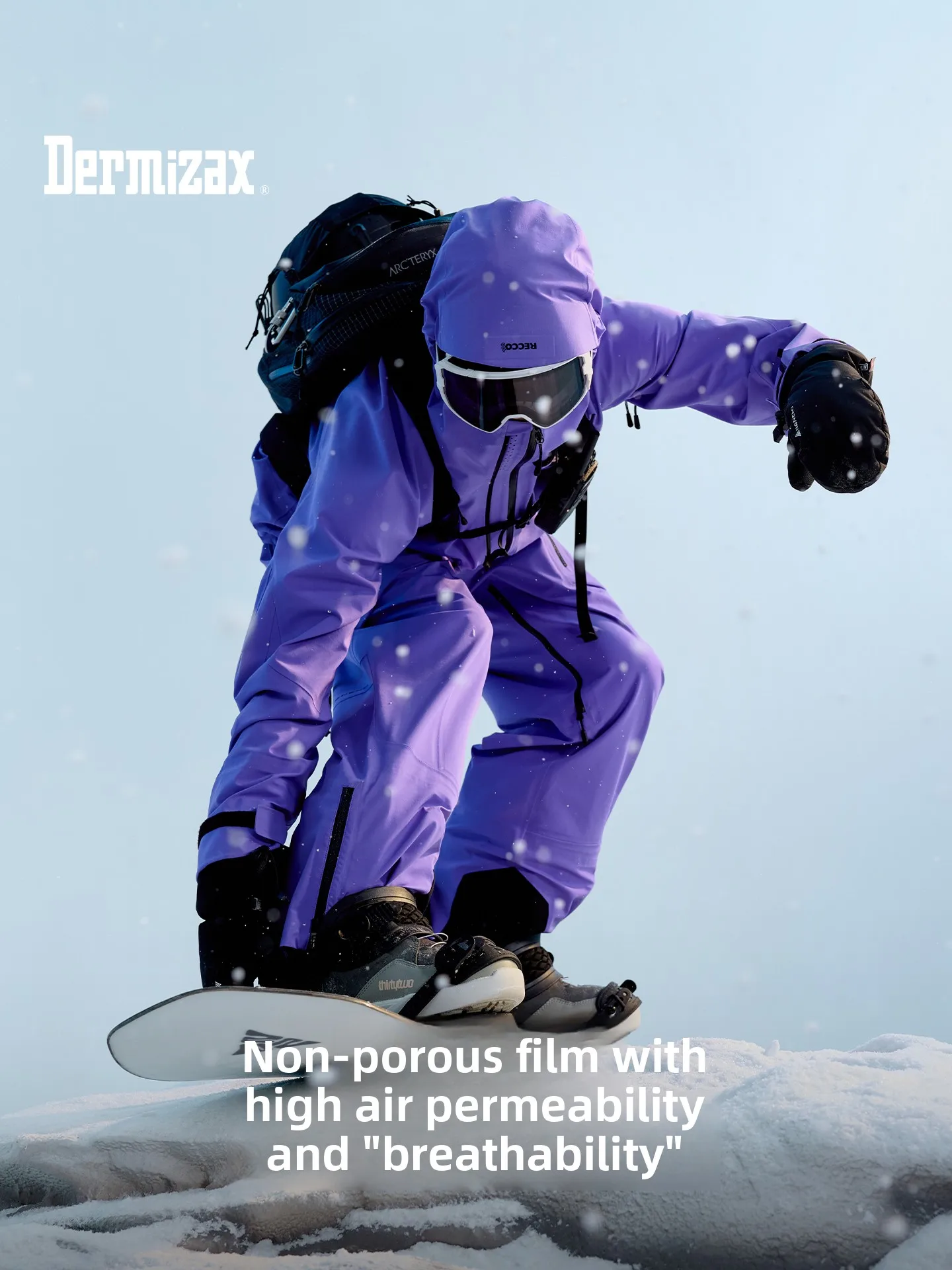[Skyline PRO] Nanen 25 3L hard shell Toray Dermizax ski pants waterproof RECCO ski pants
