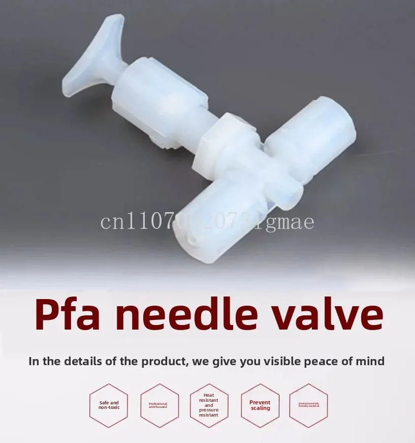 

PFA Needle Valve, Fast Semiconductor Slot Type Wafer Cleaning Machine, Corrosion-resistant PFA Needle Valve for Wafer Equipment