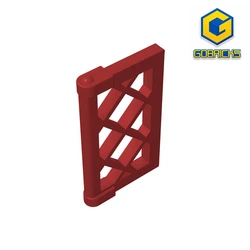 MOC PARTS GDS-790 Window 1x2x3 Pane Latticed with Thick Corner Tabs compatible with lego 60607 children's toys Assembles