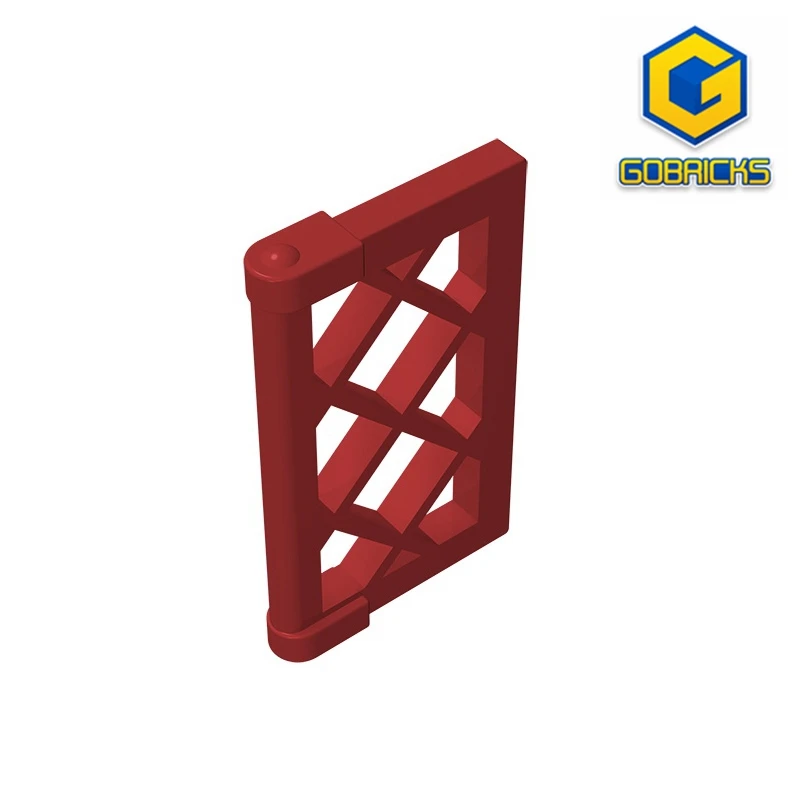 MOC PARTS GDS-790 Window 1x2x3 Pane Latticed with Thick Corner Tabs compatible with lego 60607 children's toys Assembles