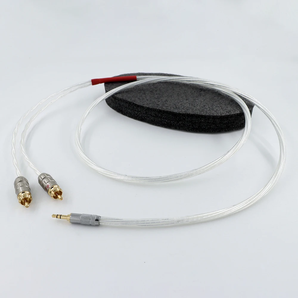 Interconnessione audio professionale: nucleo OFC a doppia schermatura, da 3,5 mm a RCA per amplificatori e DAC ​