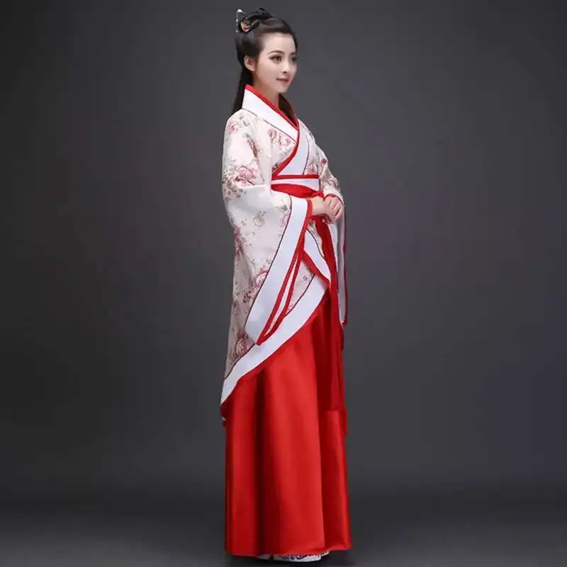 الكبار تانغ دعوى أداء Hanfu أنثى شيونغسام امرأة جديدة مرحلة فستان رقص الأزياء الصينية التقليدية السنة الجديدة
