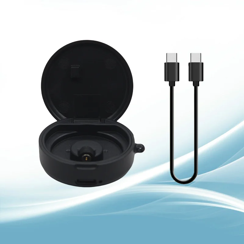 Smart Ring Magnetic Charging Case, Black/White
