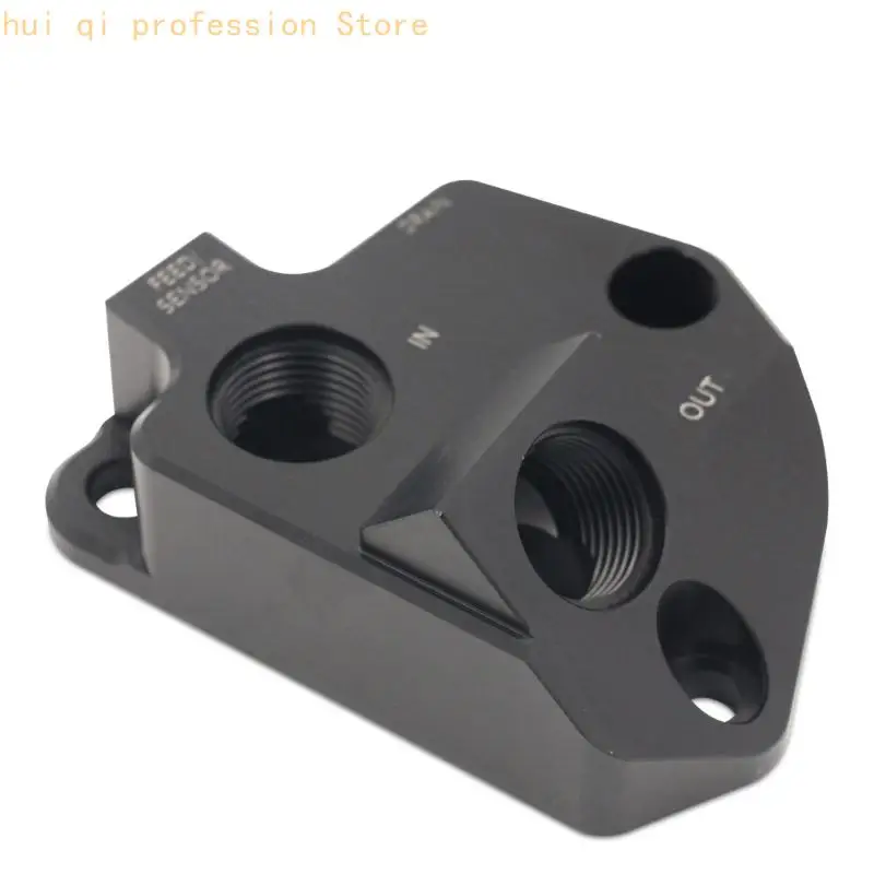 Ölkühlungs-Adapterplatte mit Ablassetiketten und Aluminiumgehäuse H8WE – Detail 4