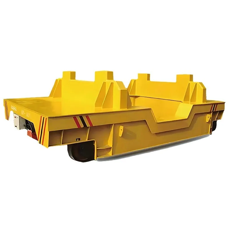 

Steel ladle car for water transportation in steelmaking plant, 75T steel rail wheel heavy-duty steel ladle car