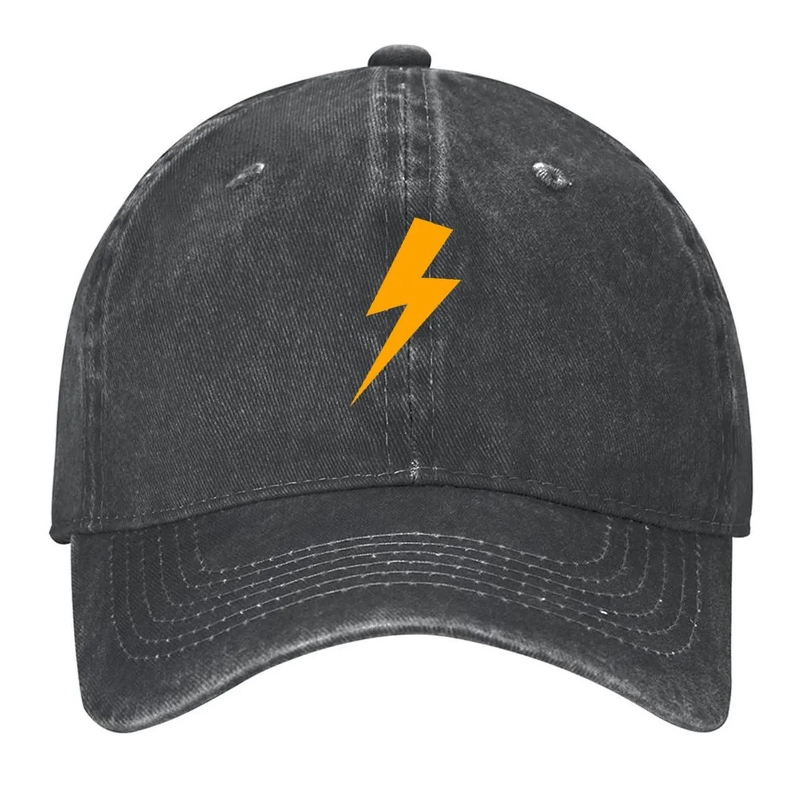 

Orange Lightning Bolt Baseball Cap tactical cap Brand Man cap Winter hat Dropshipping Girl'S Hats Men's