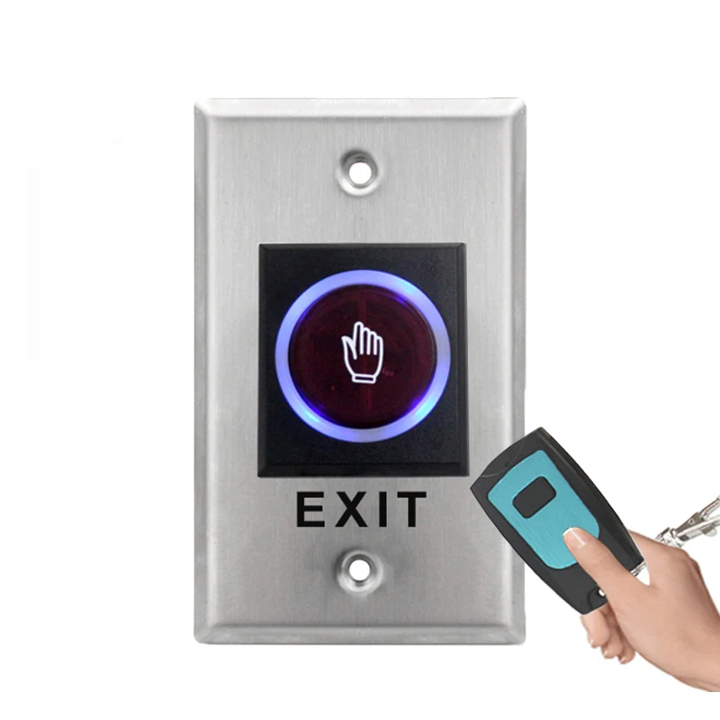 

Remote Control Intelligent Infrared Sensor Button for Access Control System Touchless Infrared Door Exit Button Switch