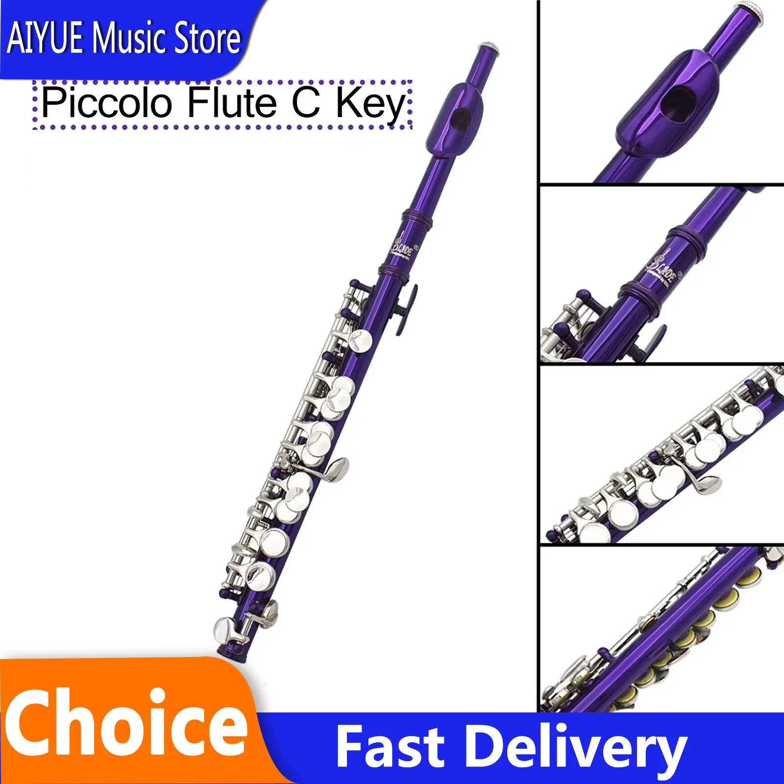 Piccolo Flute C Key…