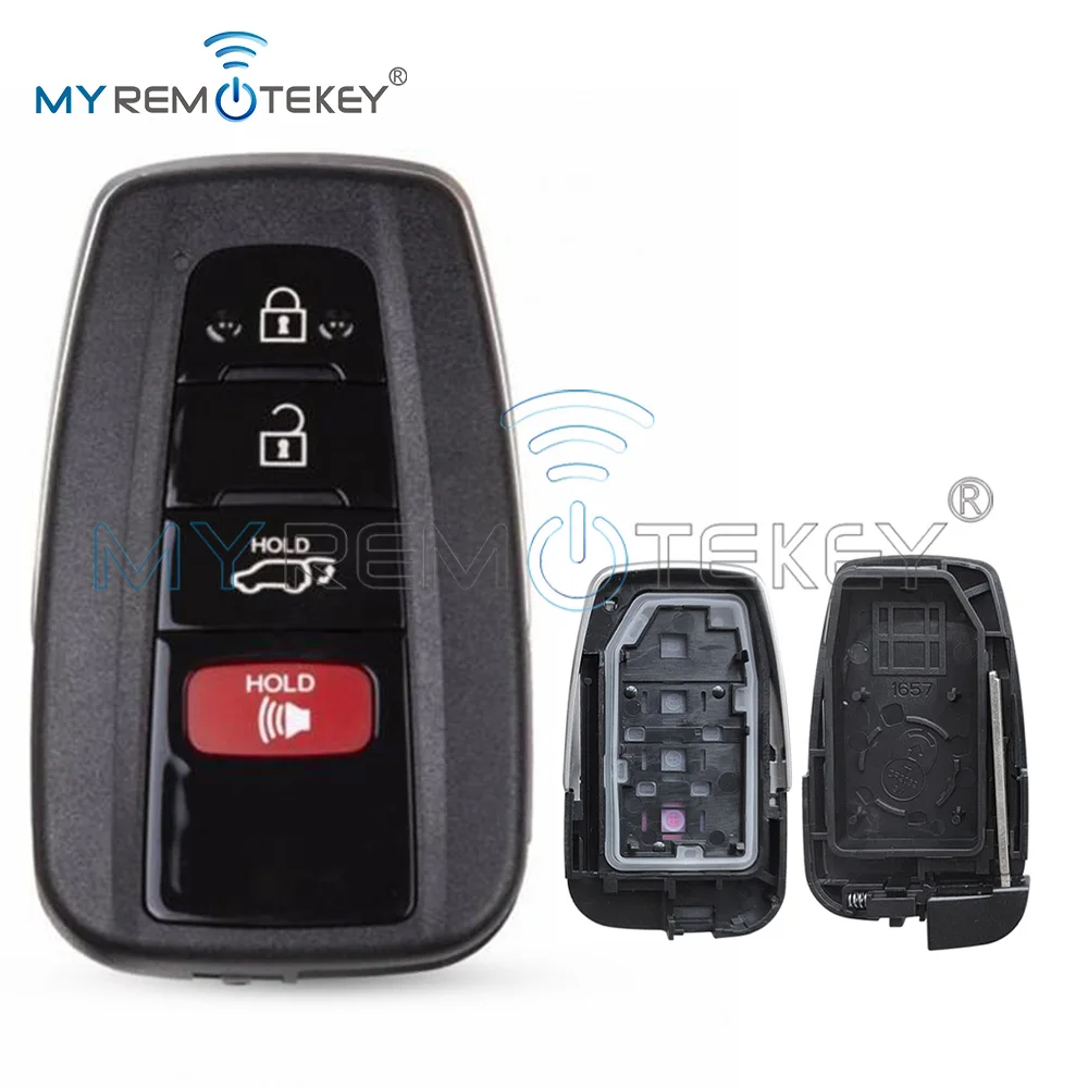 

MYREMOTEKEY FCC HYQ14FBC Чехол для смарт-ключа с 4 кнопками для Toyota RAV4 2019 Артикул 89904-0R030