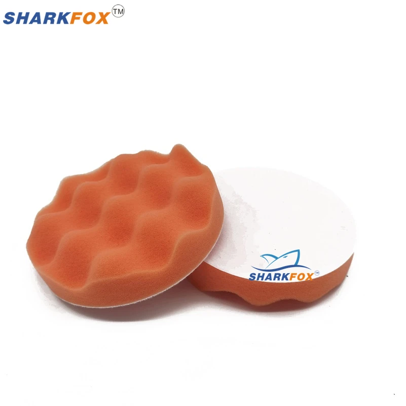 Sharkfox 3-7 inch Car Polishing Pad Sponge Buffing Waxing Clean Polish Buffer Drill Wheel Polisher Removes Scratches Car Repair