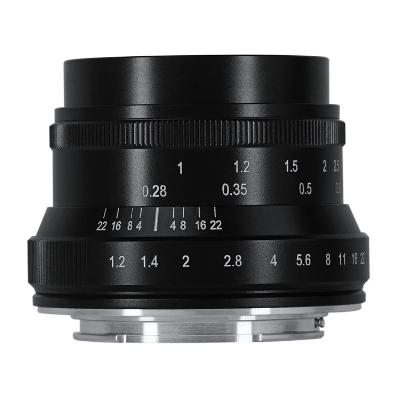 7Artisans 35mm F1.2 II Large Aperture Prime Manual Focus APS-C Camera Lens for Nikon Z Fuji Sony E Canon M4/3