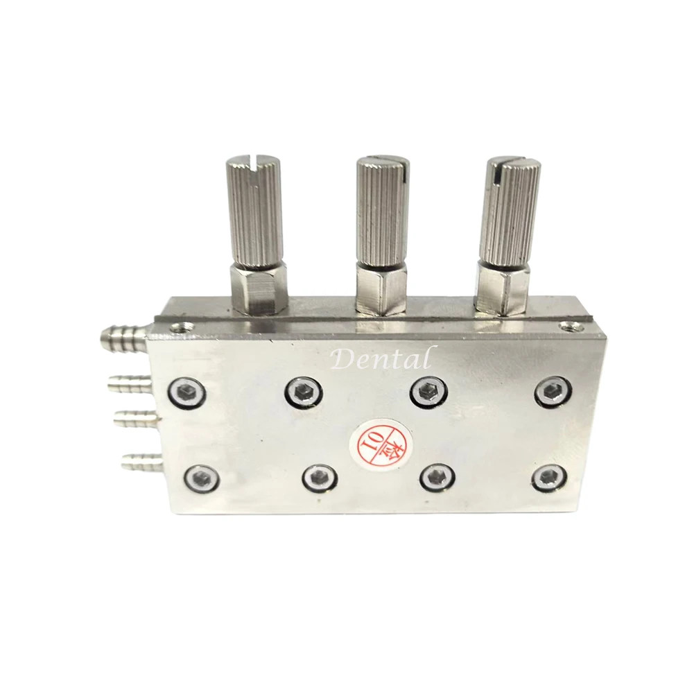 Dental Triple Diaphragm Valve Essential Part Compatible with All Dental Chairs Chinese Manufacturer for Replacement And Maintena