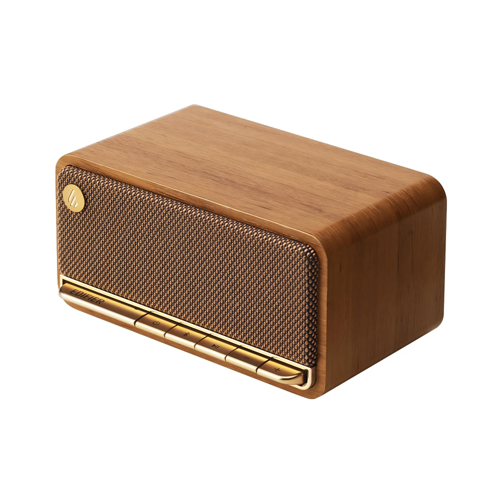 EDIFIER MP230 Retro Tisch-Bluetooth-Lautsprecher 20W Dual 48mm Treiber 9 Stunden Spielzeit Schnelles Laden AUX USB-C TF-Karte Klaviertasten