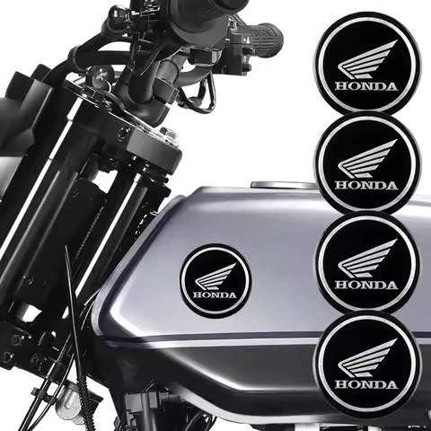 Aluminum Car body decoration stickers circular 3D Motorcycle Decal For Honda CRF CB CR XR CRM CBR 1100XX 1000F CBR