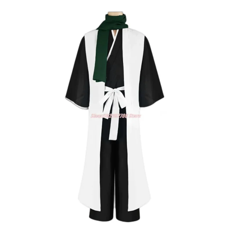أزياء أنيمي بليتش هيتسوجايا توشيرو التأثيرية أزياء ألف عام لحرب الدم قوس كابتن القسم العاشر وشاح موحد أسود