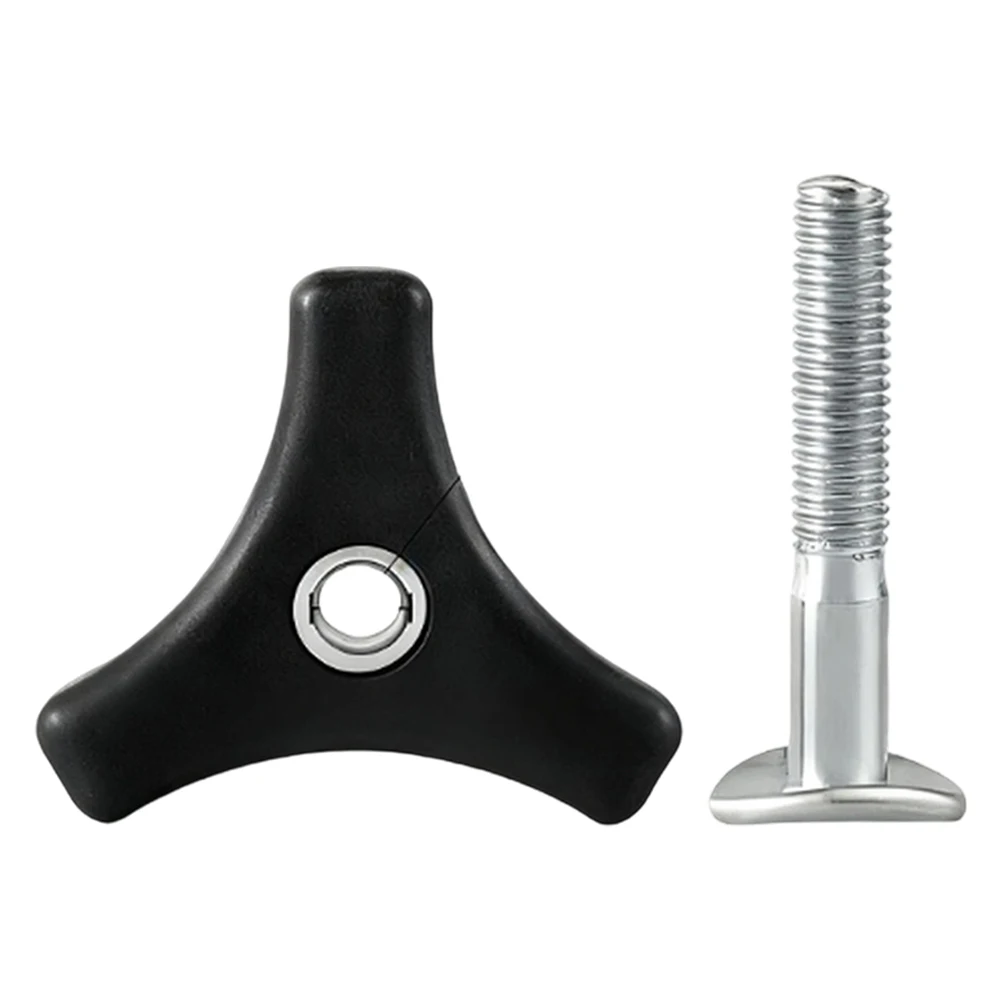 

Lawn Mower Handle Bolt Triangle Handle Knob Nut Screw Bolt for Most Lawn Machines with ABS Plastic and Zinc Plated Iron