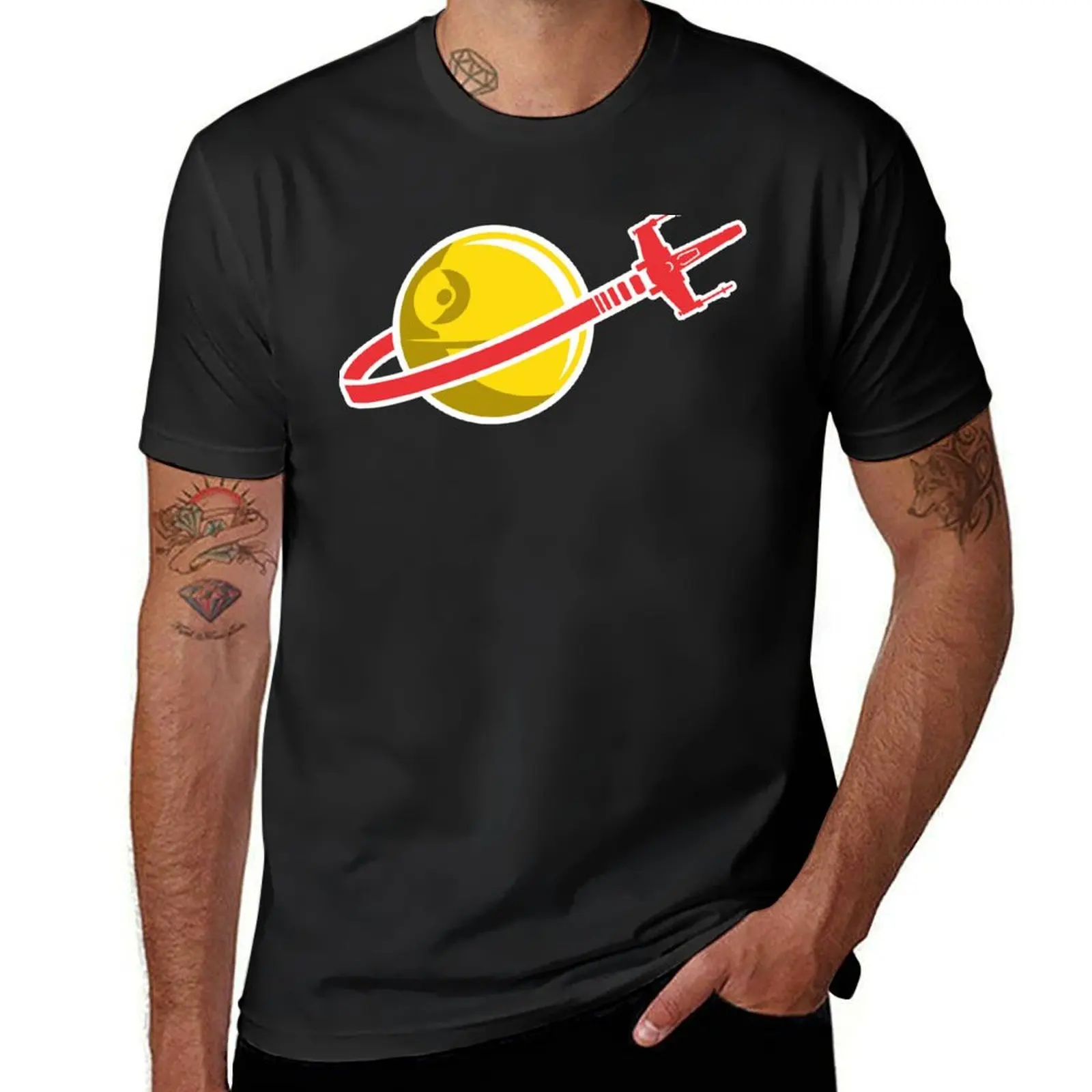 

ANH - Spin On Classis Space Logo T-Shirt anime clothes shirts graphic tees shirts graphic fruit of the loom mens t shirts