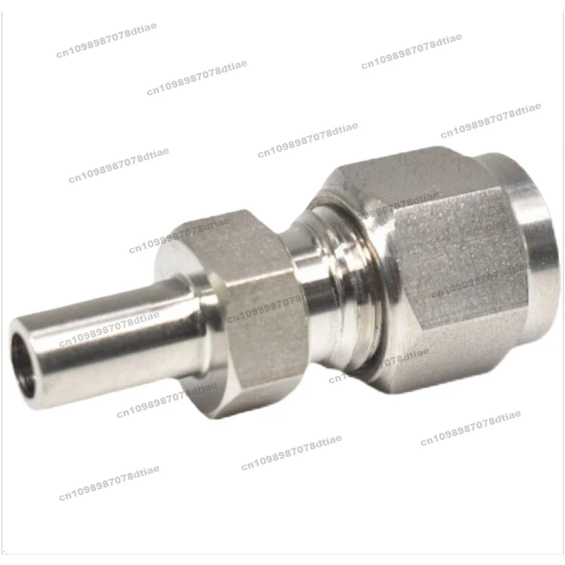 For Stainless Steel 316L Ferrule Welding Head Polished Rod Automatic Welding Straight Through 1/4OD Gas Path Micro Welding