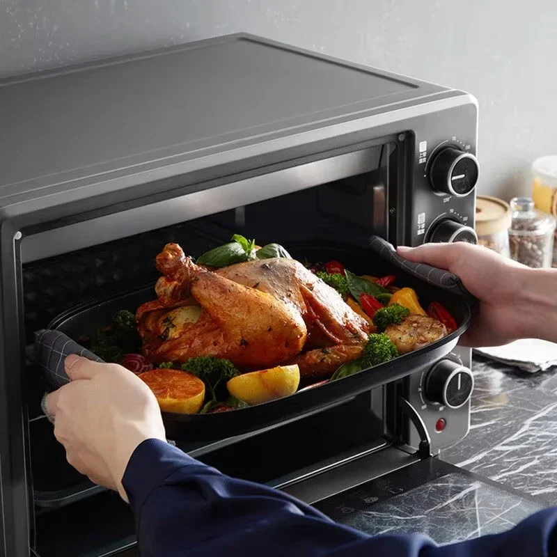 Oven  large window 38-liter large-capacity electric oven for household small baking multi-functional new model pizza oven 220V