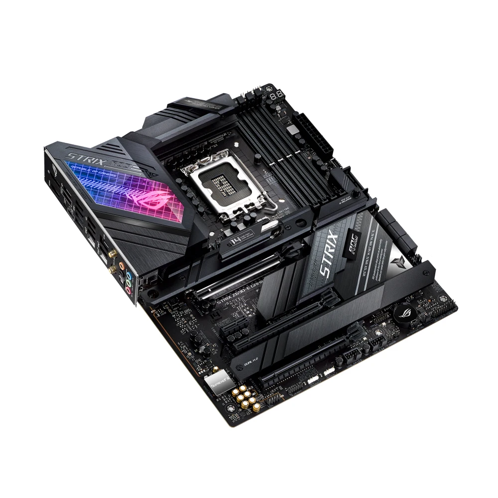 Imagem -03 - Asus-rog Strix Z690-e Placa-mãe Wifi Gaming i5 13600k Suporta 4x Dimm Max. 128gb Ddr5 Atx Lga 1700