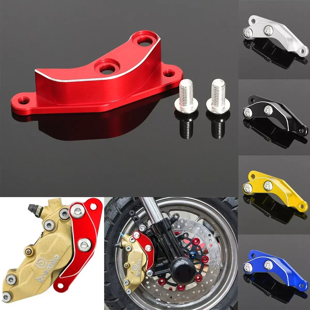 MONKEY LOGO Front Brake Brembo P4 Caliper Suppor Bracket For HONDA MONKEY 125 2018-2024 monkey125