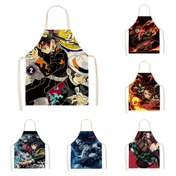 Women's kitchen apron Natural and Animal Styles Restaurant chef barber barman waterproof apron for menand child painting apron