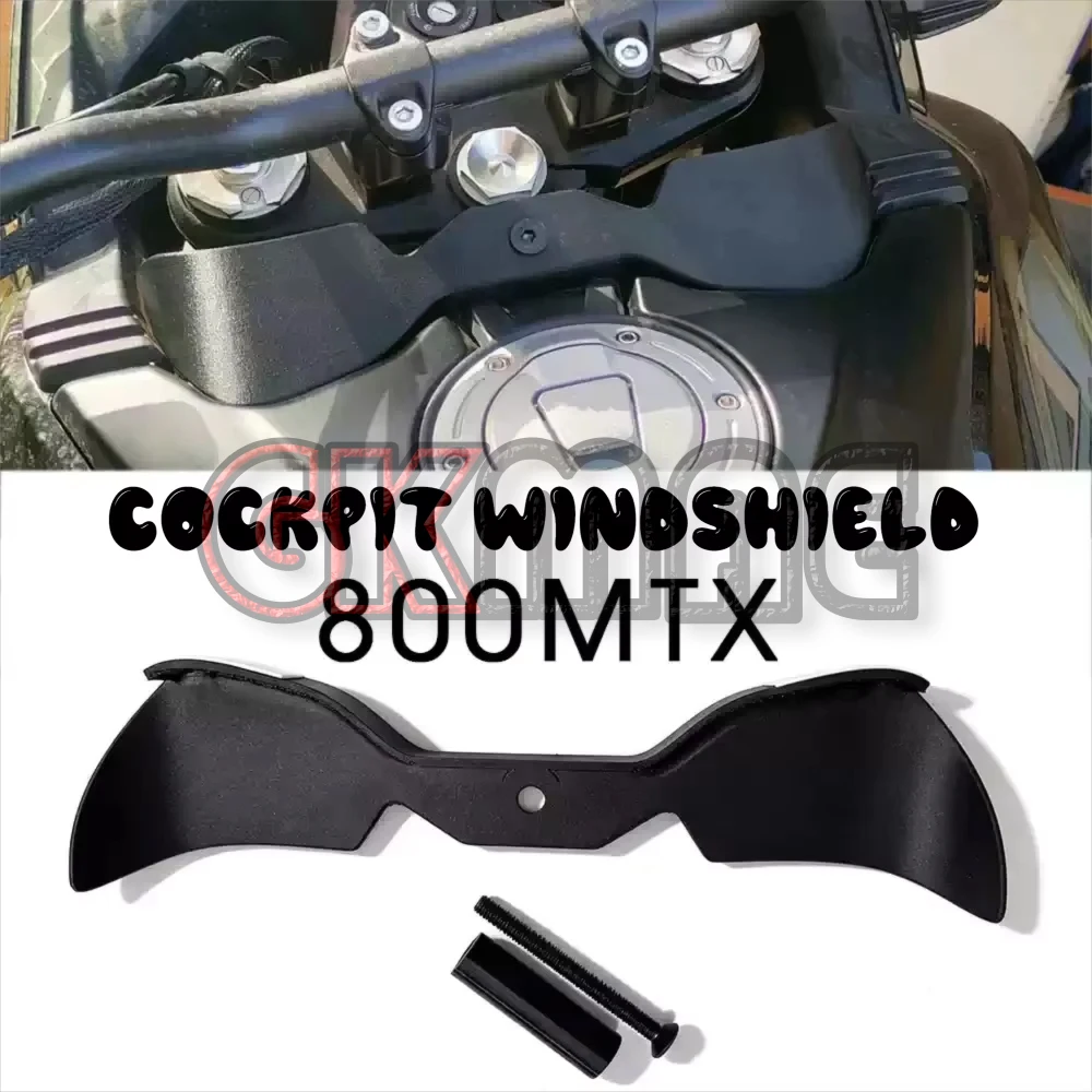For CFMOTO 800MT-X 800MTX Motorcycle Modified Cockpit Windshield Fairing Wind Noise Reduction Wind Deflector Accessories