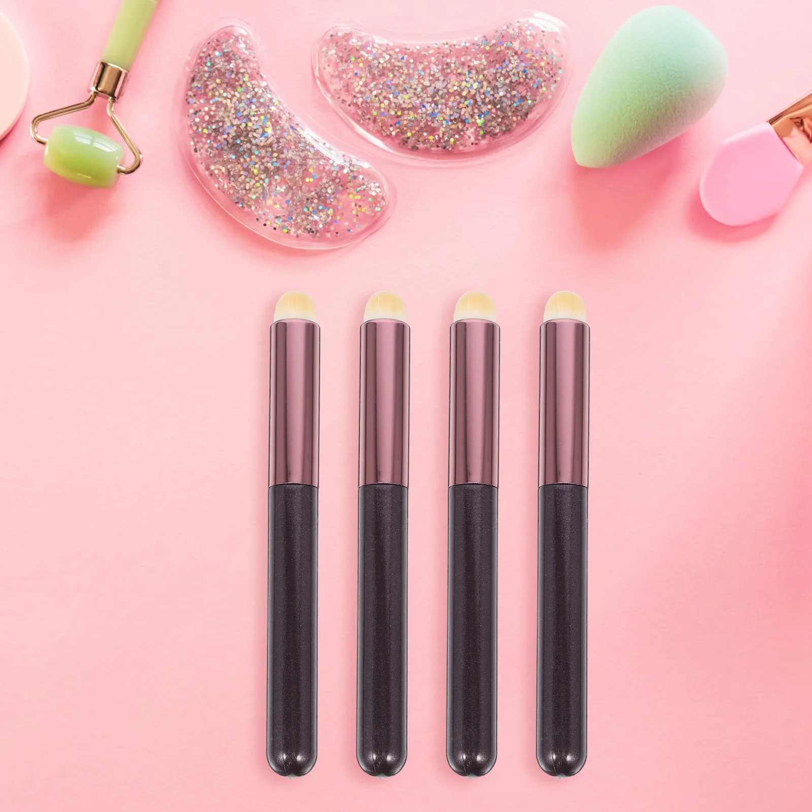 Esponjas aplicadoras de esponjas para brochas de maquillaje, para base, corrector redondo, cojín, cara
