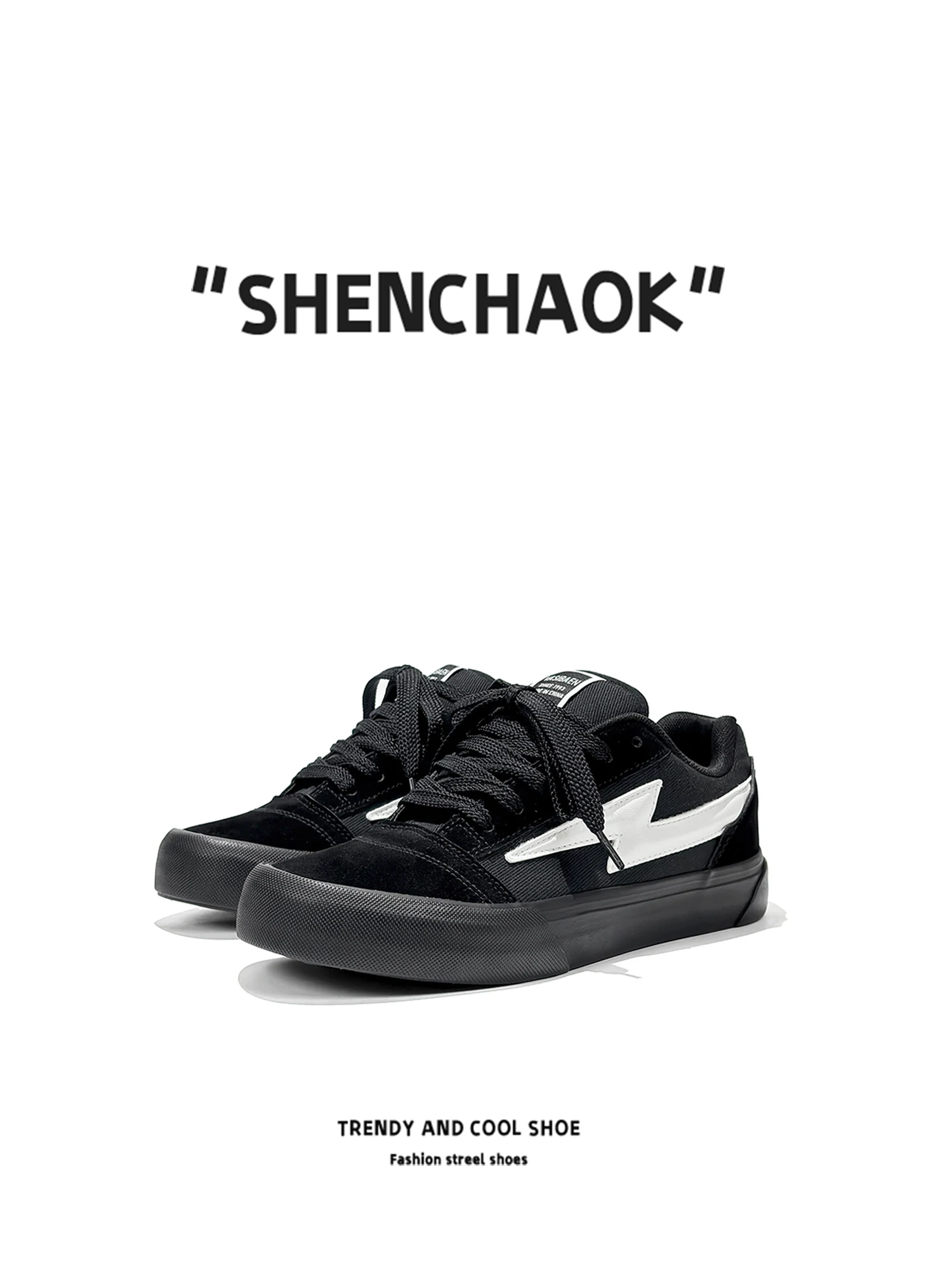 

Retro American Streetwear Sneakers Bla Spor Casual oes for Men Student Faionable All-Match Flat Heel Rubber Soled