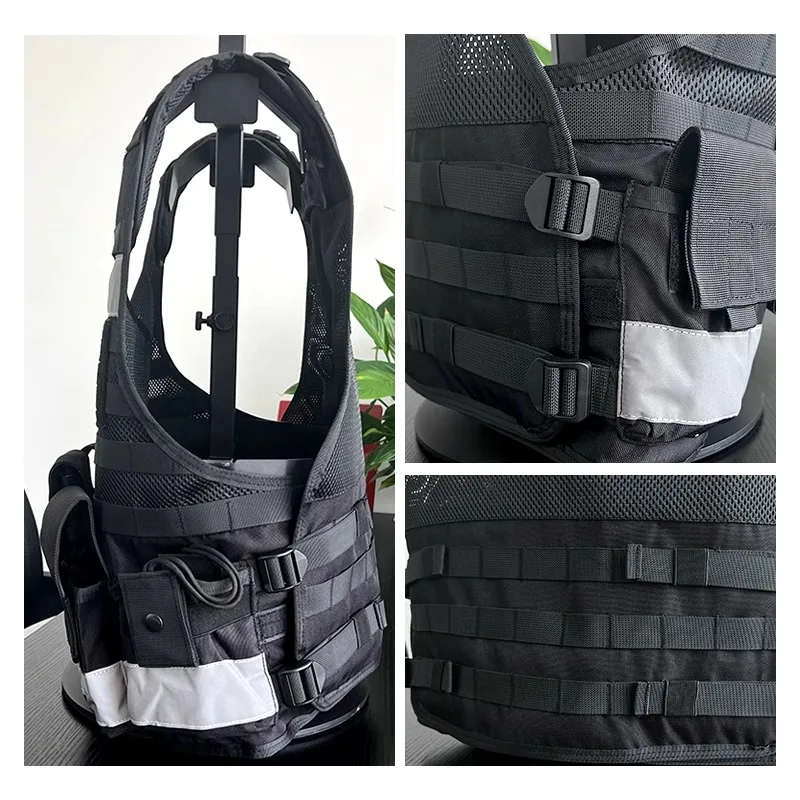 Real Tactical Vest level 3 Anti-Stabbing Clothing Reflective Vest Anti-Cut Multi-Functional Safety Protective Clothing Security