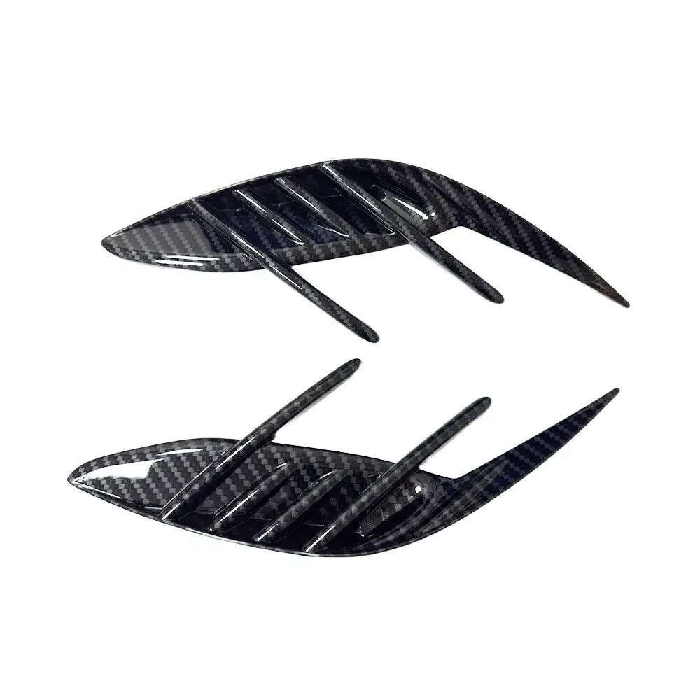 2PCS For KIA Stinger 2018-2023 Car Front Rear Bumper Spoiler Fender Side Vent Cover Canard Splitter Trim Auto Accessories view 4