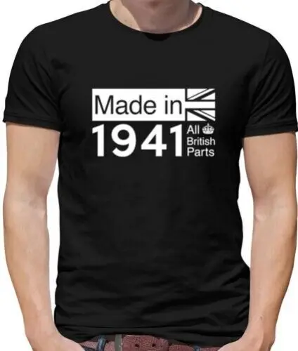 

All British Parts 1941 - Mens T-Shirt - 82nd Birthday Gift - Present - Ideas 82