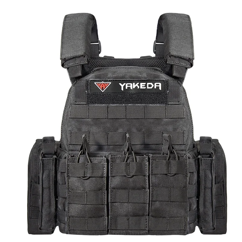 Chaleco Tactico Outdoor Tactical Gear Plate Carrier Stab Proof Jacket Hunting Training Hiking Men Black Tactical Vest