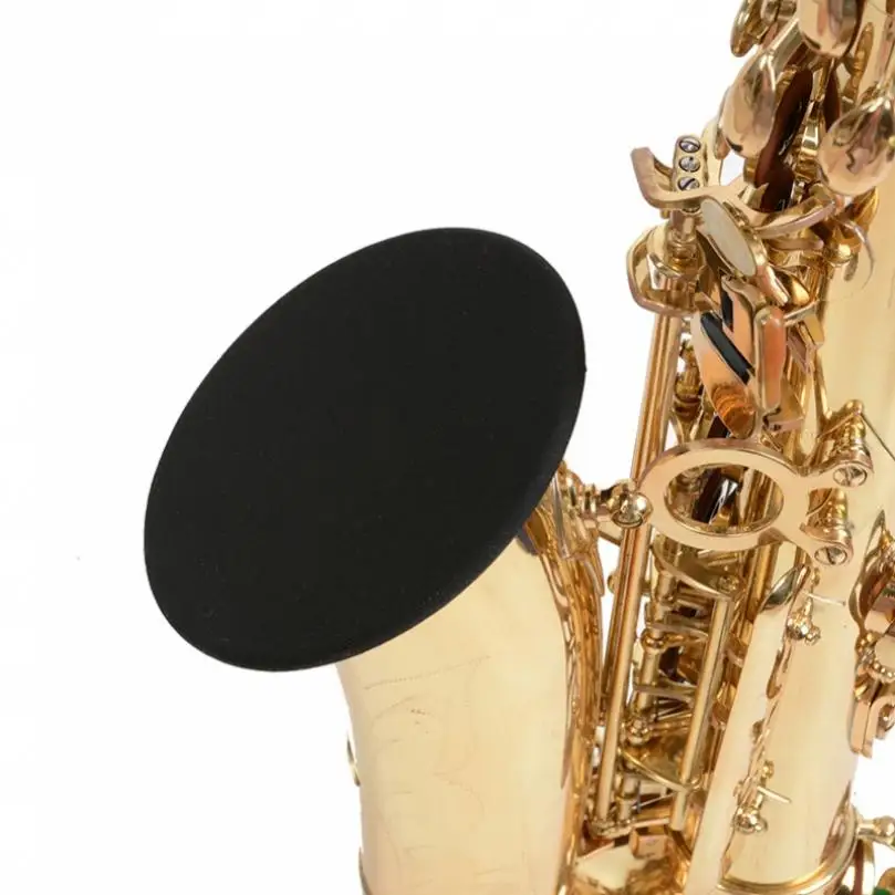 Reusable Polyester Cotton Sax Trumpet Horn Mute Hat Cover for Alto / Tenor / Soprano Saxophones Dustproof and Silence