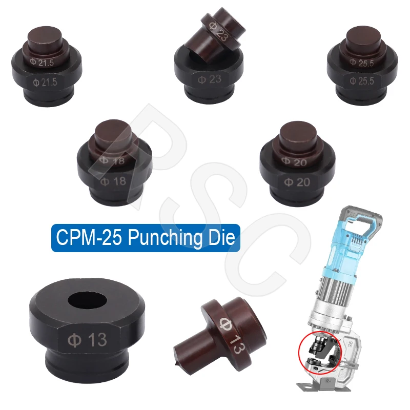 

Hydraulic Punching Round Hole Die Suitable for CPM-25 Electric Hydraulic Punching Machine