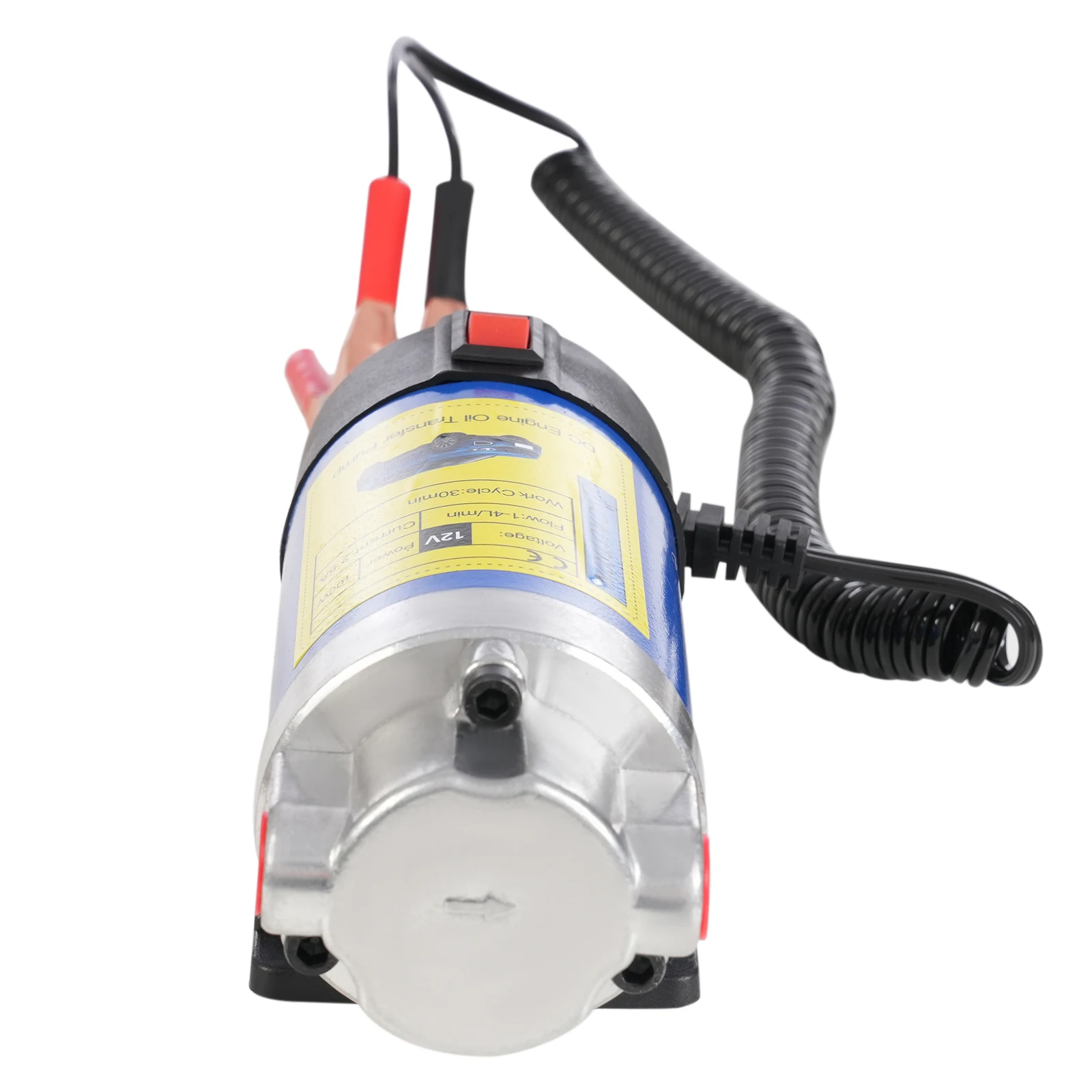 12V DC Motoröl-Transferpumpe, 100W Ölabsaugpumpe, Gusseisen-Ölwechselpumpe Motorradwerkzeug, 1-4 L/0,22-0,88 Gal/min – Detail 9