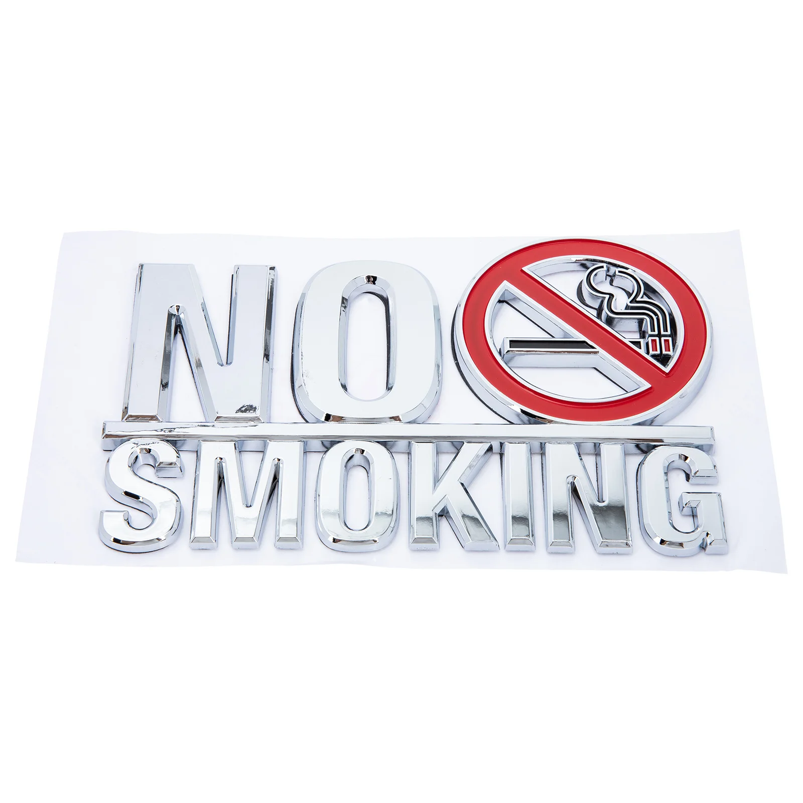 

No Smoking Sign Abs Durable Waterproof For Indoor Outdoor Use Restaurant Hotel Office Gas Station Wall Sticker Traffic Safety