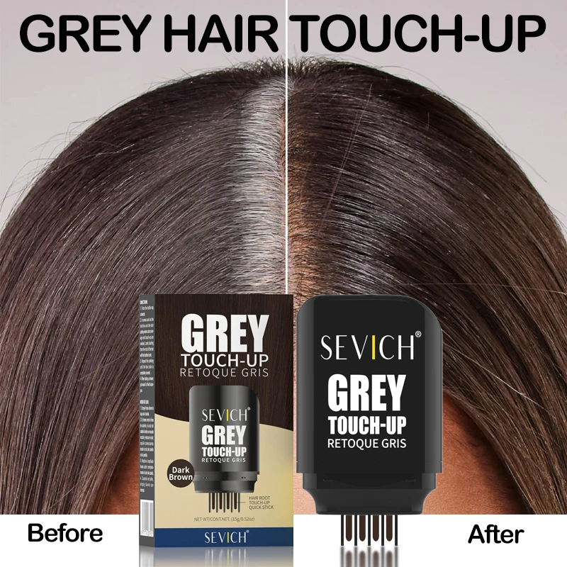 

One-Time Hair Dye Pen Waterproof Temporary Hair Dyeing Stick Cover Grey White Hair Hair Concealer Fill In Hairs Coloring Cream