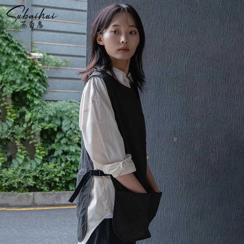 

Waterproof and Oilproof Apron for Women, Gardener Outdoor Coverall, Pet Shop, Nail Salon, Hairdresser Workwear