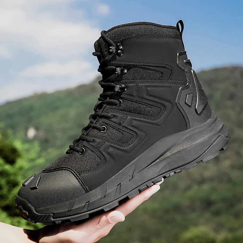 

Ultra-Light Combat Boots for Men, Outdoor Training Protective Boots, Hiking Shoes, Winter Sports Hiking Shoes, Desert Tactical B