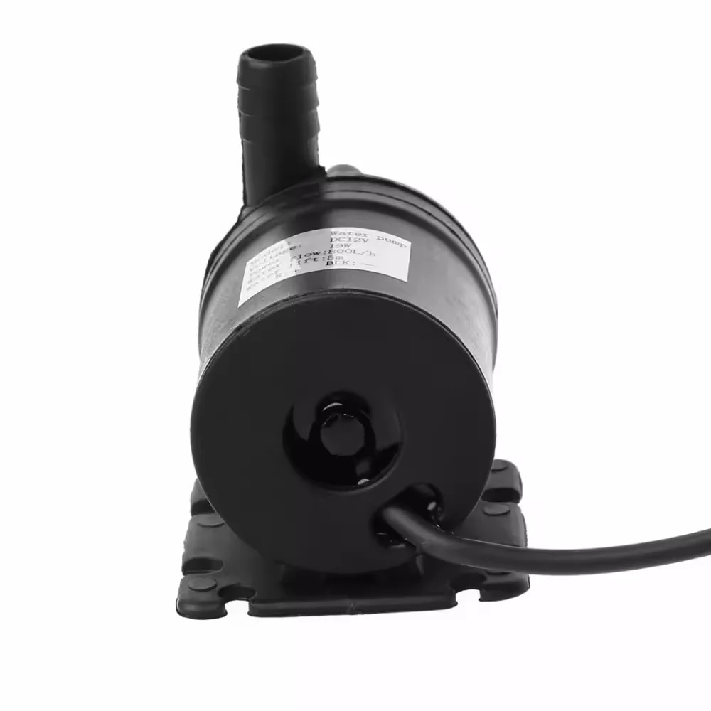 Imagen 7: Bomba de agua ultrasilenciosa Mini DC 12V/24V 800L/H Motor sin escobillas buceo acuario bomba de agua estanque fuente pecera jardín
