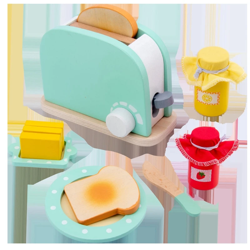 Juego de cocina de madera para niños, juguetes de simulación, juego de utensilios de cocina, juego de rol, herramienta educativa