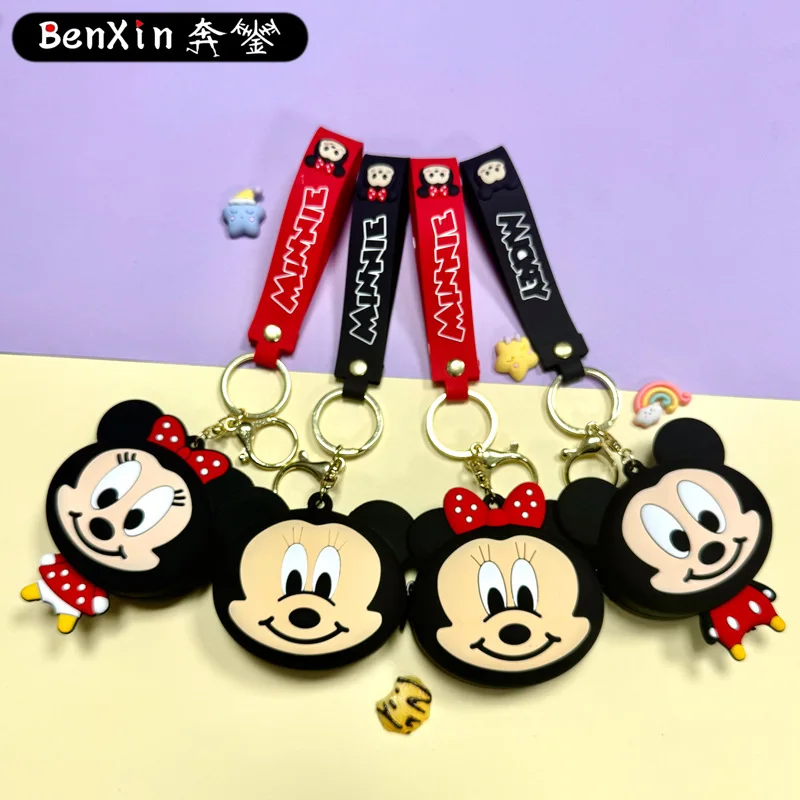 

Силиконовые кошельки для монет Miniso, брелки, подвески для школьных сумок, декоративные подарки для чехлов для наушников, брелки, подвески для сумок