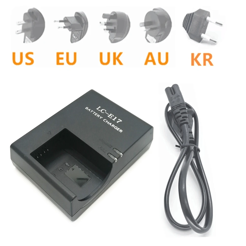 LPE17 Camera Battery Charger replace LC-E17 for Canon EOS RP R8 R10 R100 R50 77D 850D 800D 760D 750D 200DII 200D M3 M5 M6 LP-E17